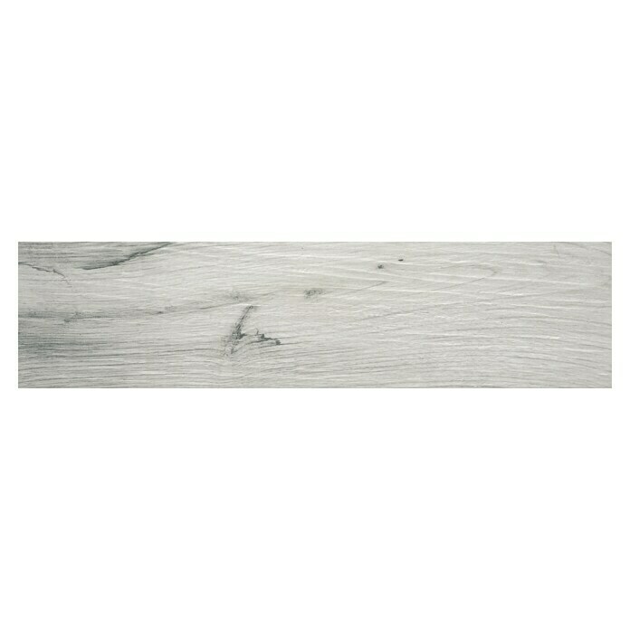 Pavimento cerámico Olsen (24 x 95 cm, Gris, Estilo madera)