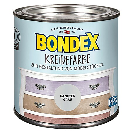 Bondex Kreidefarbe (Sanftes Grau, 500 ml)