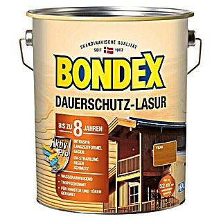 Bondex Dauerschutzlasur (Teak, 4 l, Glänzend)