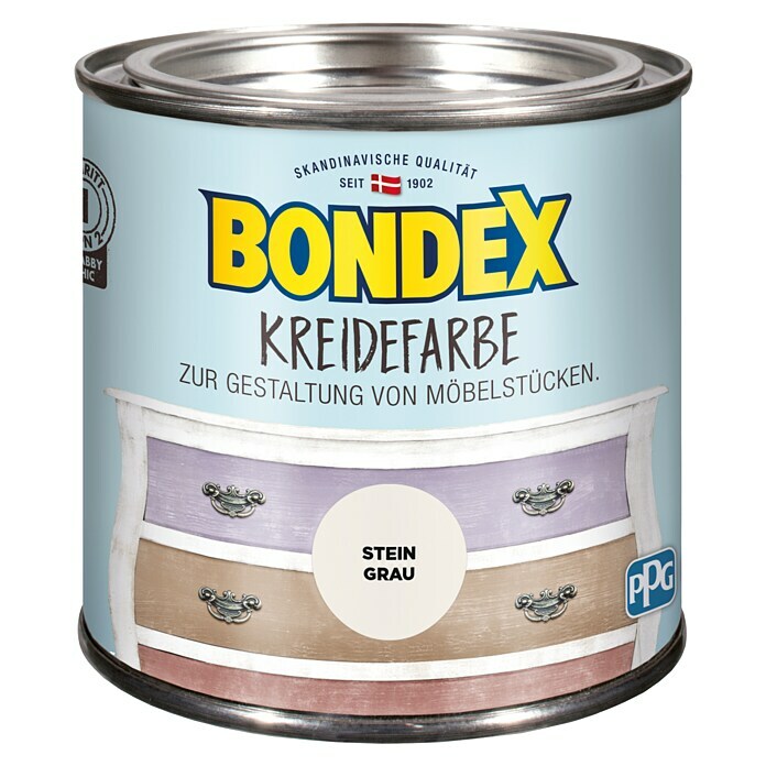 Bondex Kreidefarbe (Stein Grau, 500 ml)