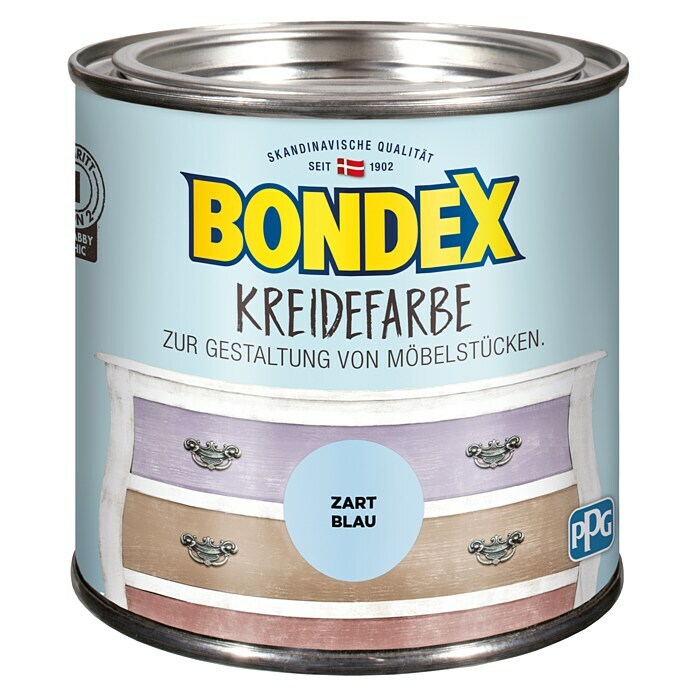 Bondex Kreidefarbe (Zart Blau, 500 ml)