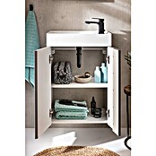 Camargue Bella Waschtischunterschrank (B x T x H: 49 x 35 x 63 cm, Grau/Schwarz, Matt) | BAUHAUS