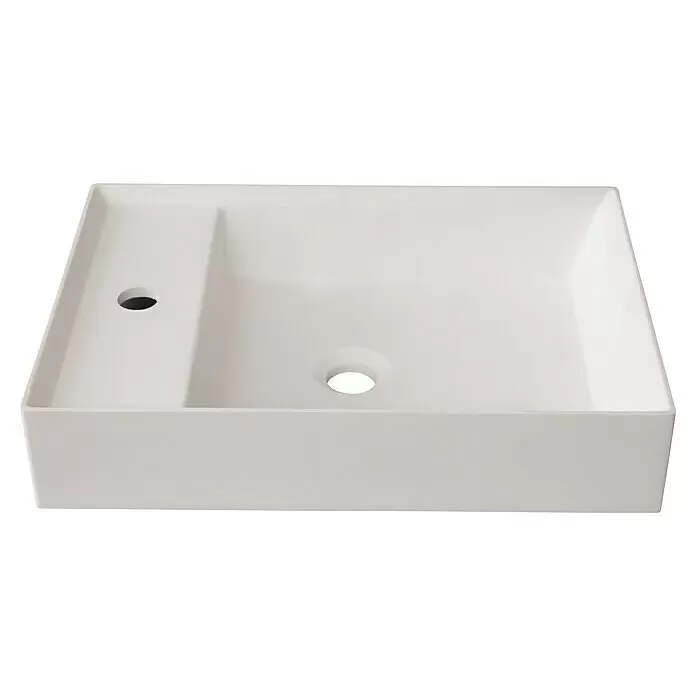 Camargue Bella AufsatzwaschbeckenB x L: 50 x 35 cm, Weiß