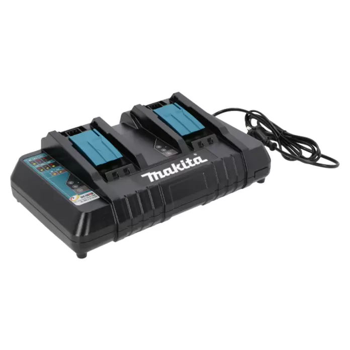 Makita LXT 18V Schnellladegerät DC18RD - Passend für: Makita Li-Ionen-Akkus 14,4 - 18 V (LXT-Akkusystem)