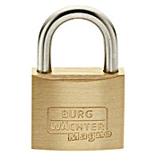 Pack De 3 Candados BURG-WÄCHTER Con Arco De 6 Mm - Cuerpo De Latón, Incluye 4 Llaves Maestras