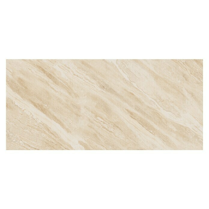 Feinsteinzeugfliese Breccia Diano (60 x 120 cm, Beige, Glänzend) | BAUHAUS