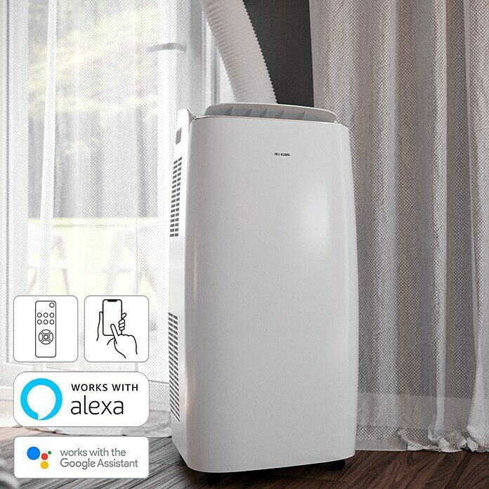 Proklima Mobiles Klimagerät Moma (Max. Kühlleistung je Gerät in BTU/h: 12.000 BTU/h, Passend für: Räume bis 35 m²)
