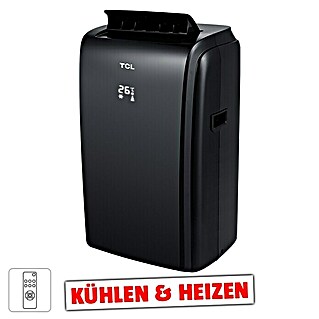 TCL Mobiles Klimagerät Kühlen/Heizen TAC-12CHPB/KB (Max. Kühlleistung je Gerät in BTU/h: 11.000 BTU/h, Max. Heizleistung je Gerät in BTU/h: 10.000 BTU/h)