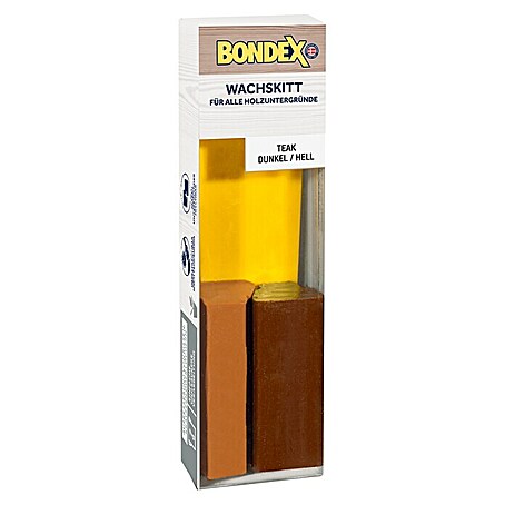 Bondex Wachskittstange (Teak Hell/Dunkel, 7 kg)
