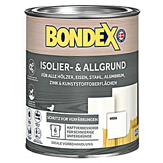Bondex Isolier- & Allgrund (Weiß, 750 ml, Wasserbasiert)