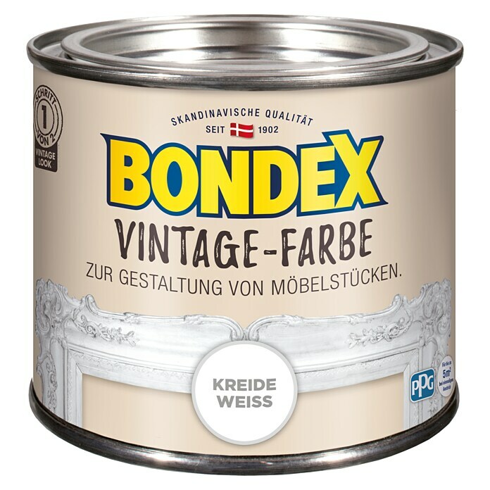 Bondex Vintage Farbe (Kreideweiß, 375 ml)