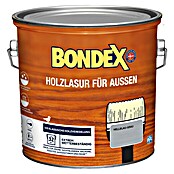 Bondex Holzlasur für Außen (Hellblaugrau, Seidenmatt, 2,5 l, Lösemittelbasiert)