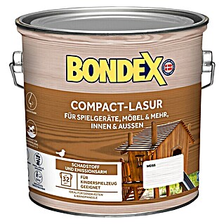 Bondex Holzlasur Compact (Weiß, 2,5 l)