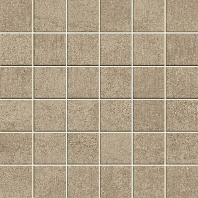 Atlas Concorde Solution Yorkshire Mosaikfliese Clay - 30 x 30 cm, Braun, Matt - Braune Keramikfliesen mit quadratischem Design, perfekt für stilvolle Wand- und Bodengestaltungen.