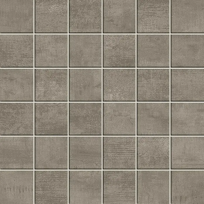 Atlas Concorde Solution Yorkshire Mosaikfliese Ash - 30 x 30 cm, Grau, Matt - Quadratische Fliesen in einem neutralen Grauton, ideal für moderne Innenräume. Die Fliesen sind robust und langlebig.
