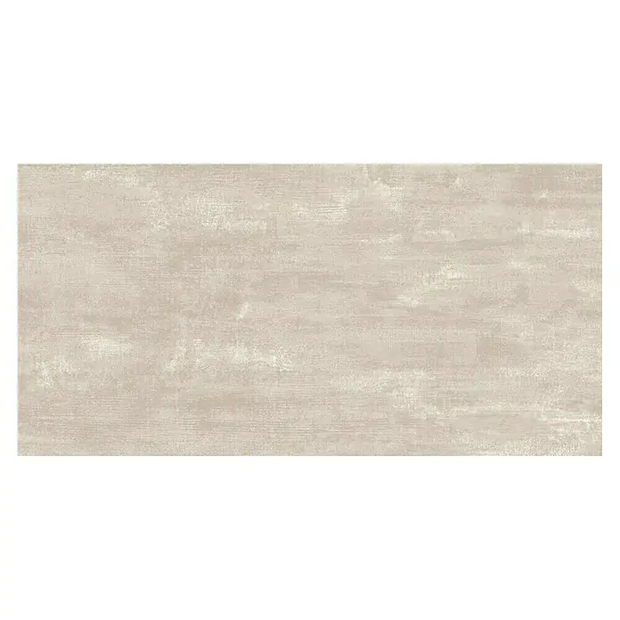 Atlas Concorde Solution Yorkshire Feinsteinzeugfliese Almond - 30 x 60 cm, Beige, Matt - Das Bild zeigt eine Nahaufnahme eines Feinsteinzeugs mit einer sanften Textur in einem hellen Farbton, ideal für moderne Innenräume.