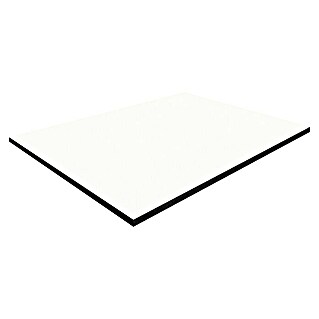 Mehrzweckplatte Compact 101 BS (Weiß, 2 800 x 1 300 x 0,6 mm, Melamin)