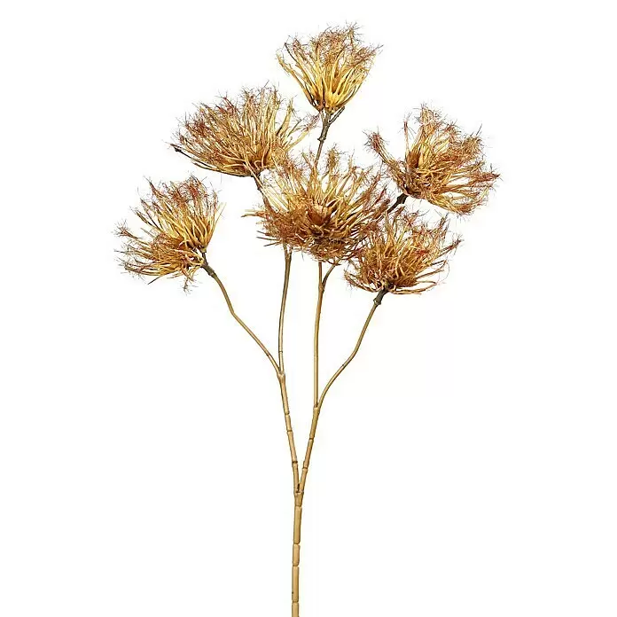 Kunstblume Fruchtstand55 cm, Gelb, Kunststoff
