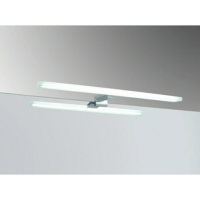 Aplique LED para espejo  Round 45 cm (7 W, Cromo, L x An x Al: 12,3 x 45 x 3,3 mm)