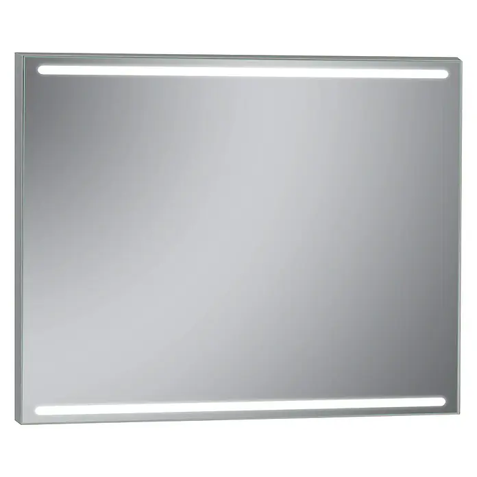 Camargue Espejo con luz Nanga - An x Al: 100 x 80 cm - Espejo de baño elegante con iluminación integrada para un ambiente moderno. Un elemento funcional y elegante para cualquier baño.