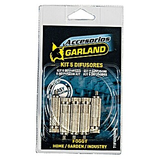 Garland Difusor Foggy Home (5 ud., Acero inoxidable, Plateado)