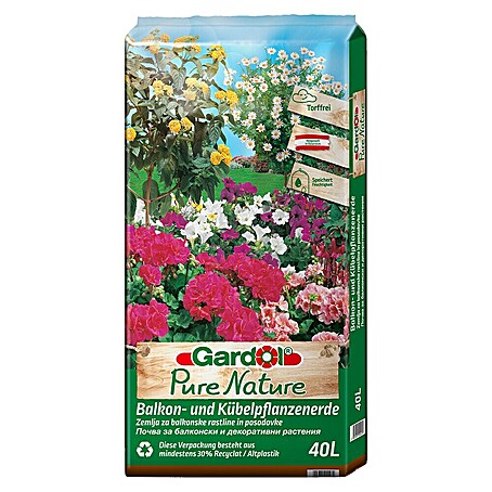 Kübelpflanzenerde Gardol Pure Nature (40 l, Torffrei)