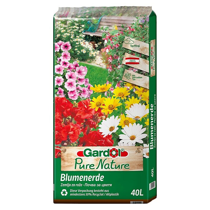 Blumenerde Gardol Pure Nature (40 l, Torffrei) | BAUHAUS