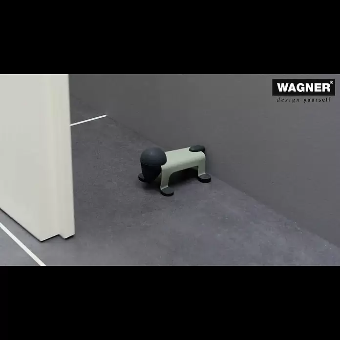 Wagner System Bodentürstopper EH5207 - L x B x H: 59 x 106 x 71 mm, Stahl, Grau - 15 5207 01