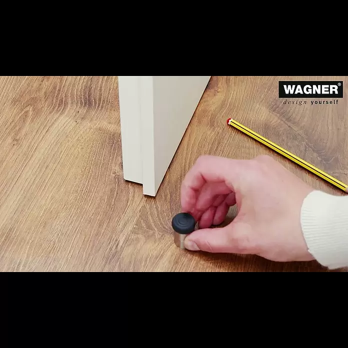 Wagner System Wandtürstopper EH5114 - 1 Stk., Edelstahl-Optik - 15 5114 11