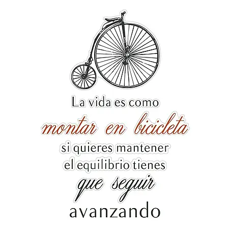 Adhesivos decorativos La vida es