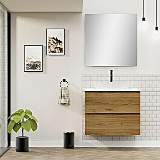 Artysan Conjunto de mueble de baño Troy (80 cm, Roble guadarrama, 3 pzs.)