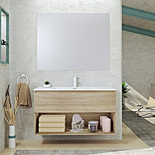 Artysan Conjunto de mueble de baño Vela (Ancho: 100 cm, Natural, 3 pzs.)