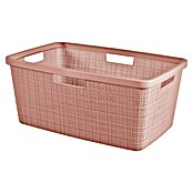 Curver Wäschekorb Jute (L x B x H: 59,4 x 39,4 x 25,6 cm, Rosa) | BAUHAUS