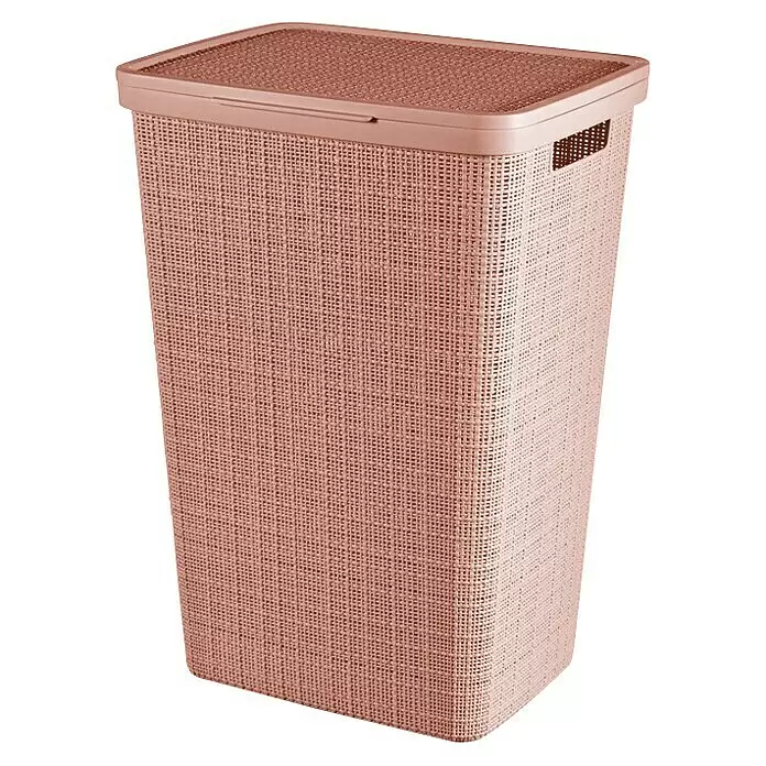 Curver Wäschesammler JuteL x B x H: 43 x 34 x 58,2 cm, Rosa