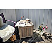 Butenkist Garten-Aufbewahrungsbox HILLE (L x B x H: 45 x 45 x 45 cm, Warm Grey, Holz) | BAUHAUS