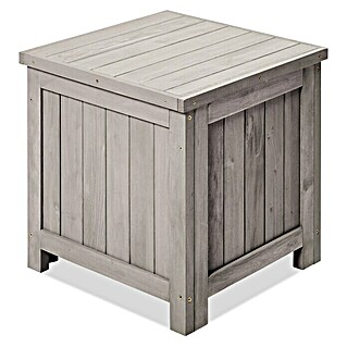 Butenkist Garten-Aufbewahrungsbox HILLE (L x B x H: 45 x 45 x 45 cm, Warm Grey, Holz)