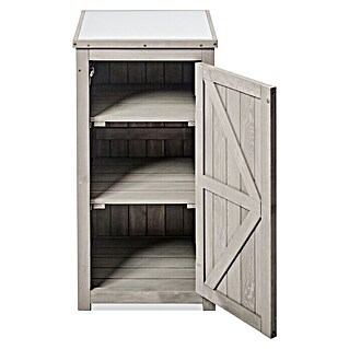 Butenkist Geräteschrank NEELE (45 x 45 x 85 cm, Warm Grey)