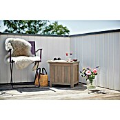 Butenkist Garten-Aufbewahrungsbox HILLE (L x B x H: 45 x 45 x 45 cm, Warm Grey, Holz) | BAUHAUS