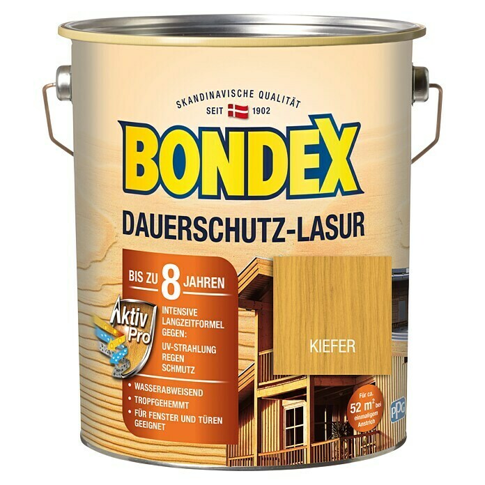 Bondex Dauerschutzlasur (Kiefer, 4 l, Glänzend)