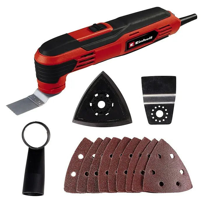 Einhell Elektro-Multifunktionswerkzeug TC-MG 250 CE - 250 W - Multifunktionswerkzeug von Einhell mit Zubehör für vielfältige Anwendungen. Ideal für Heimwerkerprojekte.