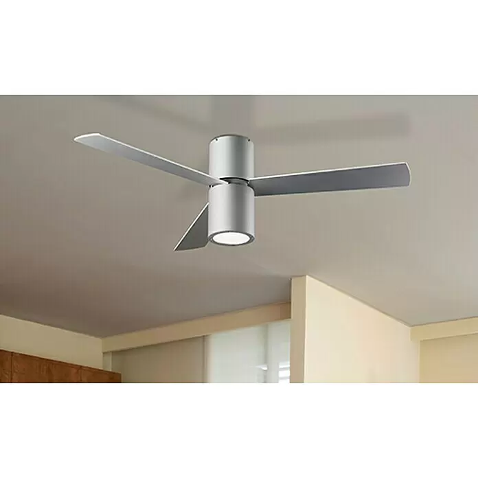 Leds-C4 Deckenventilator Formentera - Grau, 132 cm, 66 W - Bildausschnitt