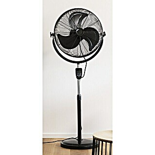Proklima Standventilator (Schwarz, 45 cm, 135 cm)