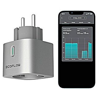 EcoFlow Steckdose Smart Plug (Bluetooth, Grau)