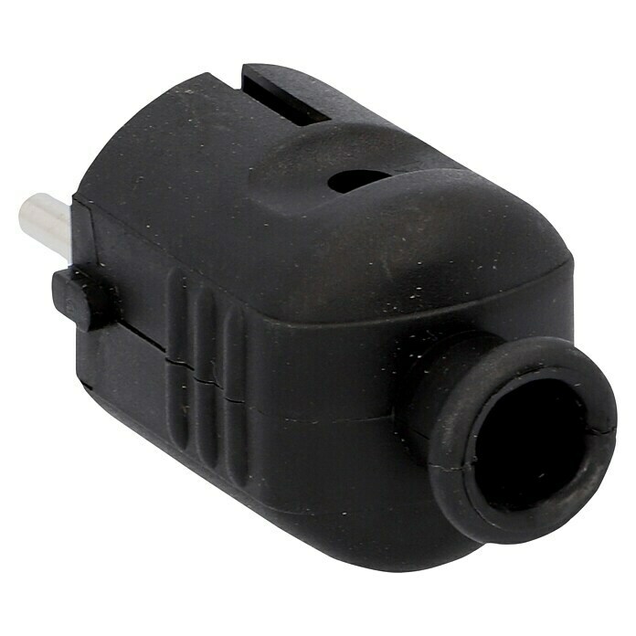 UniTEC Schutzkontaktstecker (Schwarz, 250 V) | BAUHAUS