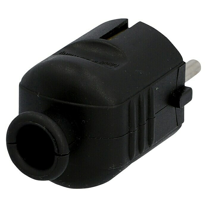 UniTEC Schutzkontaktstecker (Schwarz, 250 V) | BAUHAUS