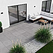 Terrassenfliese Cera 2.0 (Fortezza Diorite, 60 x 60 x 2 cm, Feinsteinzeug)