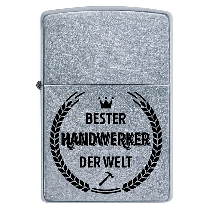 Zippo Sturmfeuerzeug Classic Street Chrome™ (Bester Handwerker) | BAUHAUS