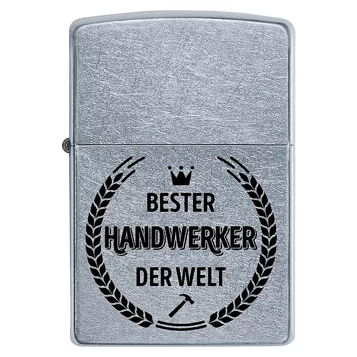 Zippo Sturmfeuerzeug Classic Street Chrome™Bester Handwerker