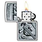 Zippo Sturmfeuerzeug Classic Street Chrome™ (Klempner, Einfarbig) | BAUHAUS