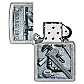 Zippo Sturmfeuerzeug Classic Street Chrome™ (Klempner, Einfarbig) | BAUHAUS